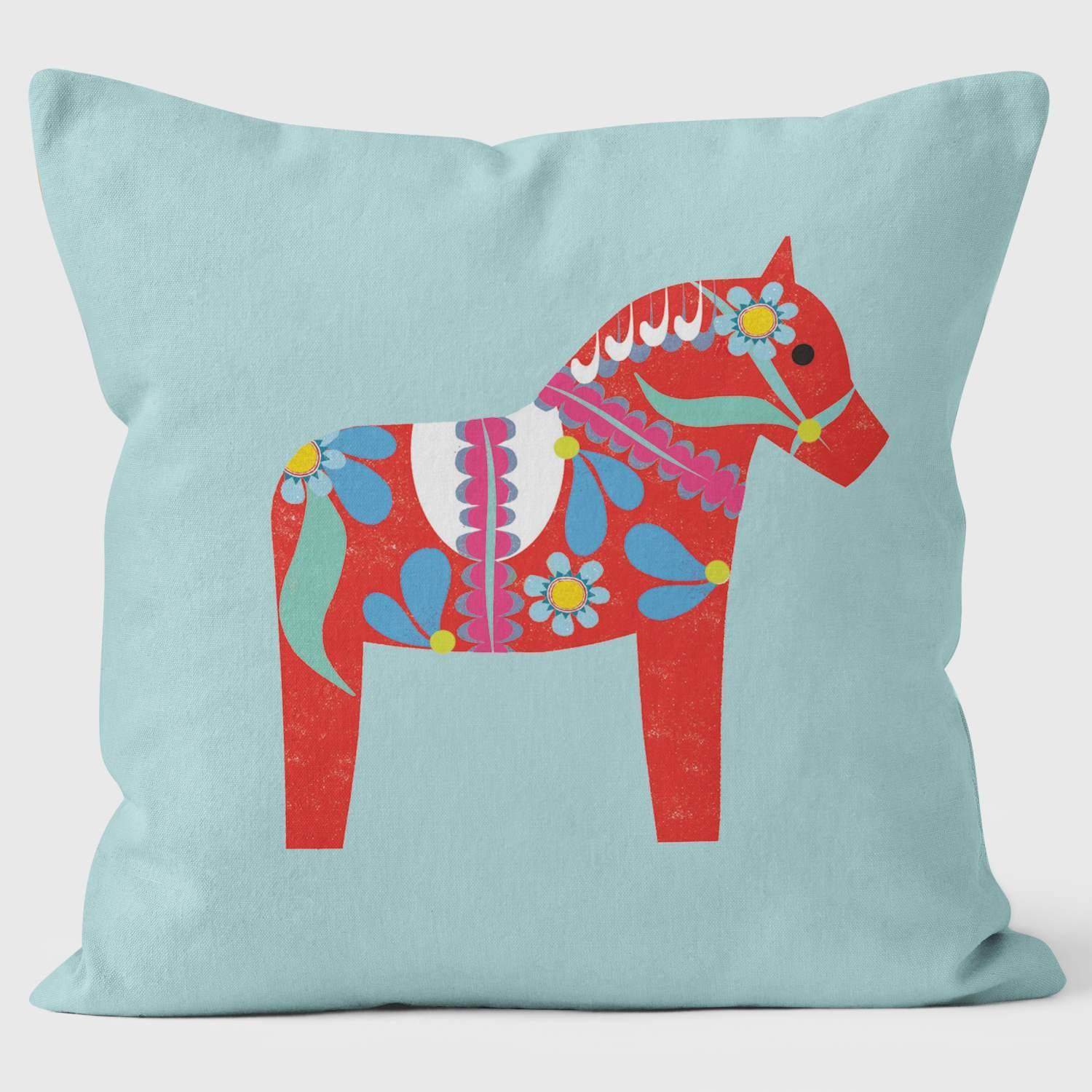 Swedish Horse - Kali Stileman Cushion - Handmade Cushions UK - WeLoveCushions