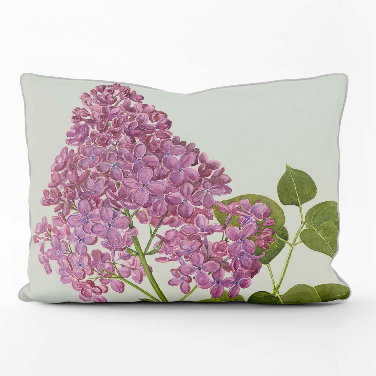 Syringa Hyacinthiflora Maureen - Alfred Wise Outdoor Cushion - Handmade Cushions UK - WeLoveCushions