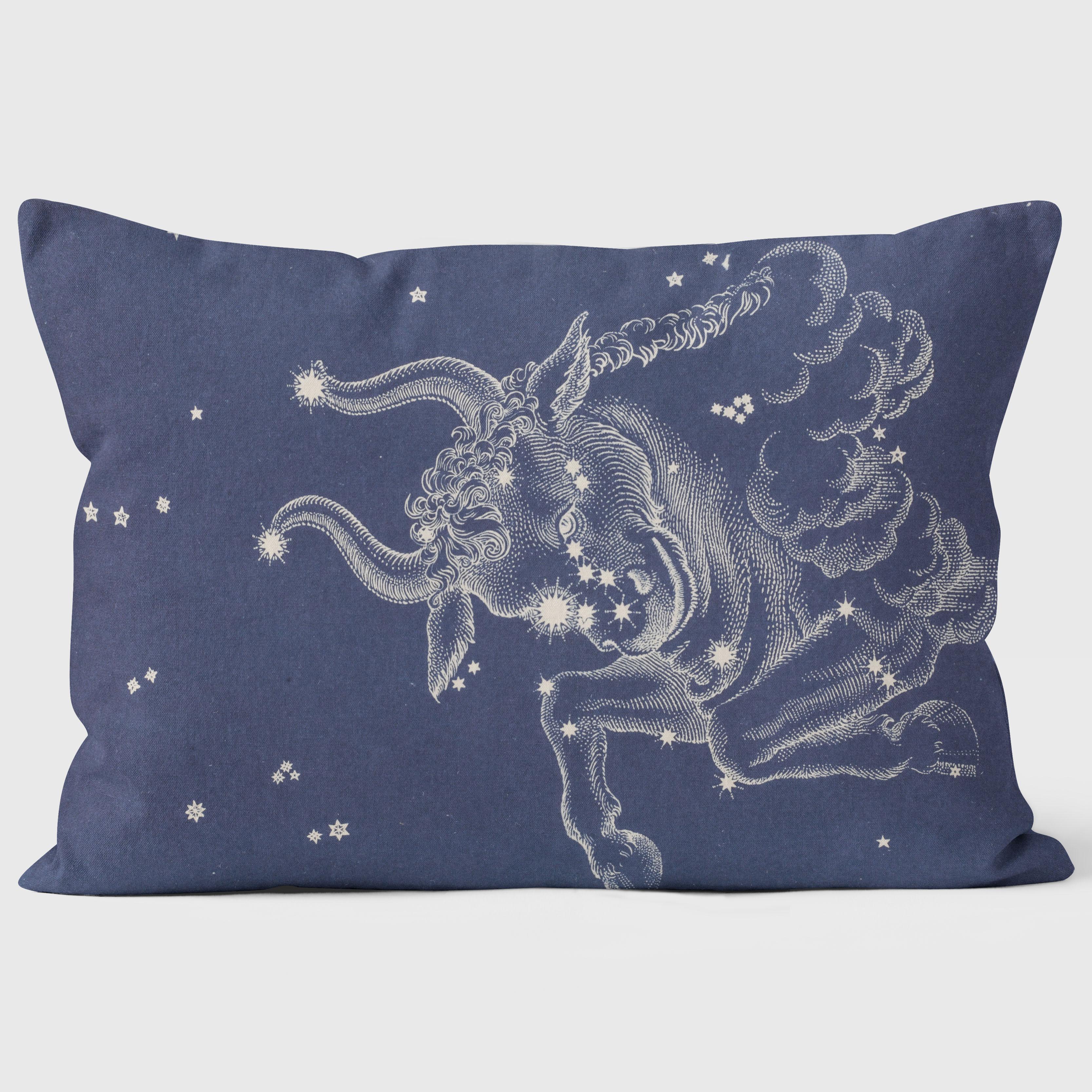 Taurus Zodiac Sign - "Starry - Starry Night" Cushion - Handmade Cushions UK - WeLoveCushions