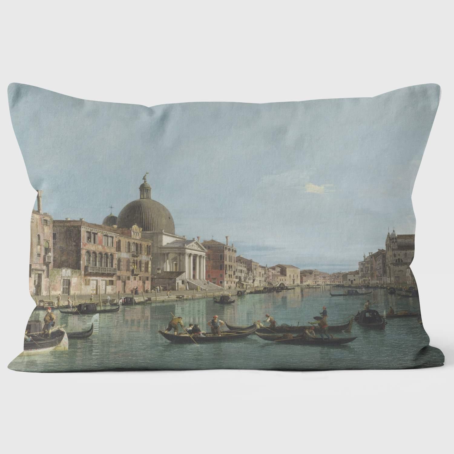 The Grand Canal Venice - Canaletto's - National Gallery Cushion - Handmade Cushions UK - WeLoveCushions