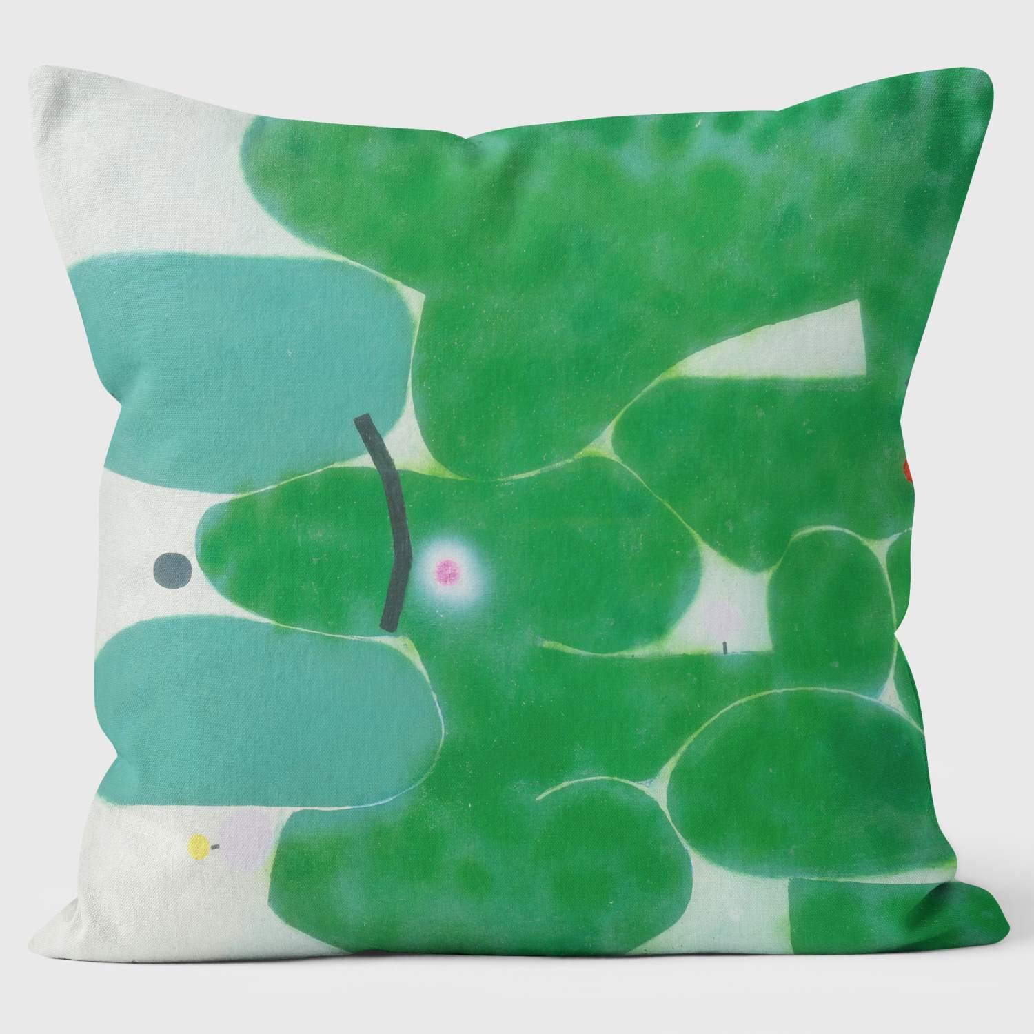 The Green Earth -TATE - Victor Pasmore Cushion - Handmade Cushions UK - WeLoveCushions