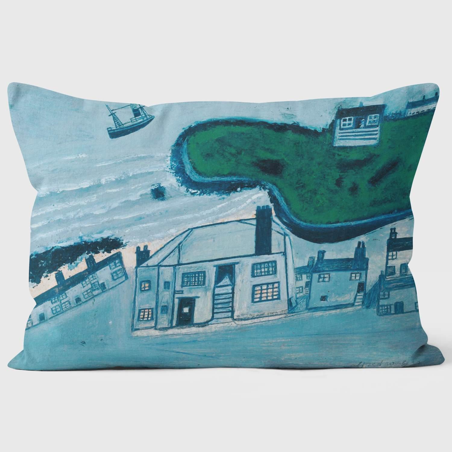 The Hold House - Alfred Wallis - Tate St.Ives Cushion - Handmade Cushions UK - WeLoveCushions