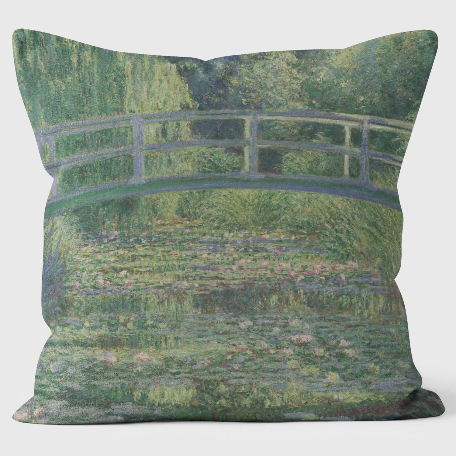 The Water - Lily Pond - Claude Monet - National Gallery Cushion - Handmade Cushions UK - WeLoveCushions