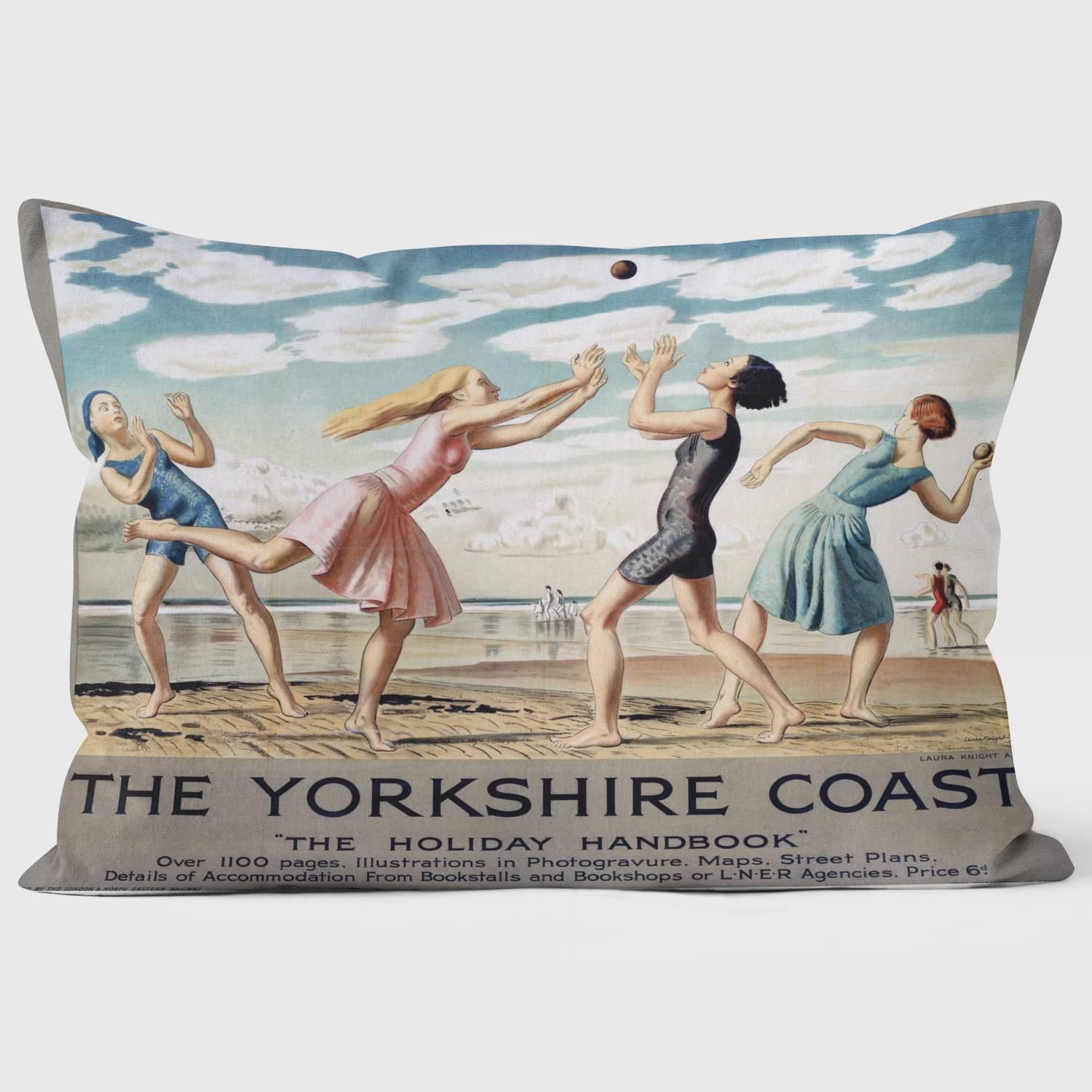 The Yorkshire Coast LNER 1923-1947- Holiday Book - National Railway Museum Cushions - Handmade Cushions UK - WeLoveCushions