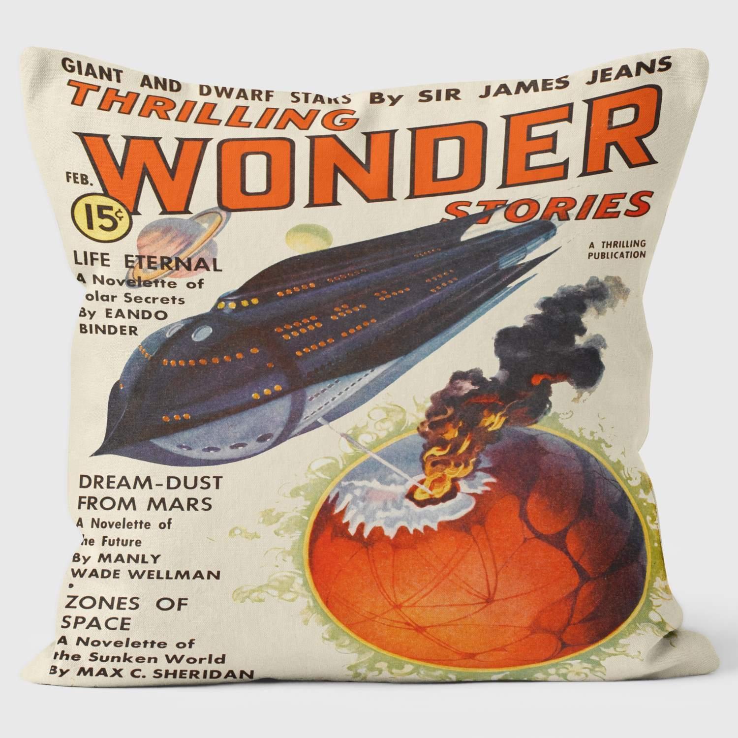 Thrilling Wonder - Dream Dust - Pulp Fiction Cushion - Handmade Cushions UK - WeLoveCushions
