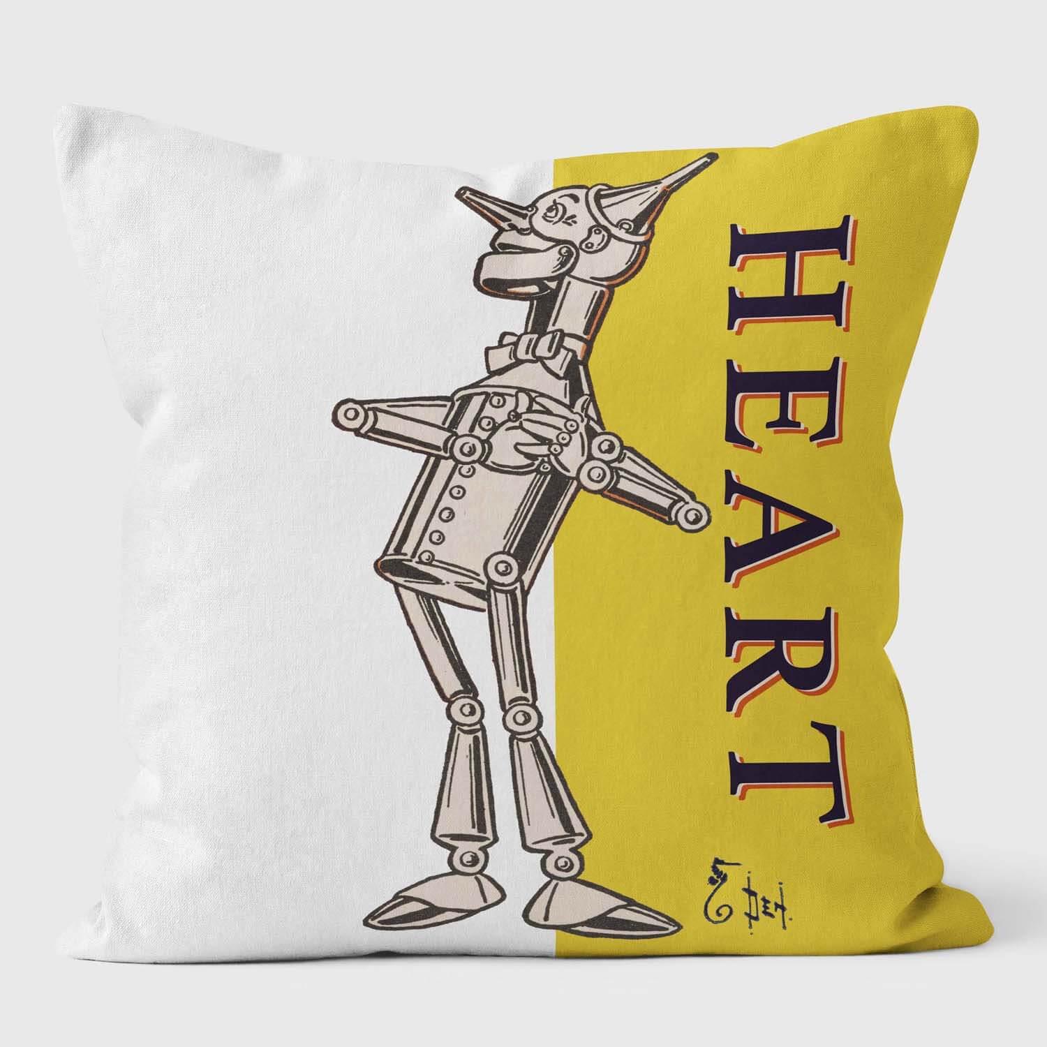 Tinman Heart - The Wizard of Oz Cushion - Handmade Cushions UK - WeLoveCushions