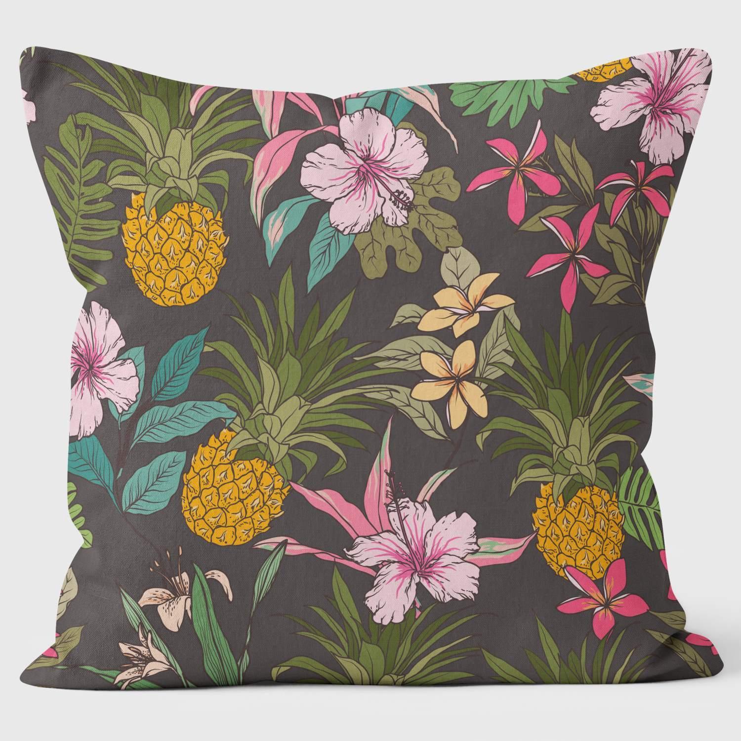 Tropical Pineapple - Art Print Cushion - Handmade Cushions UK - WeLoveCushions