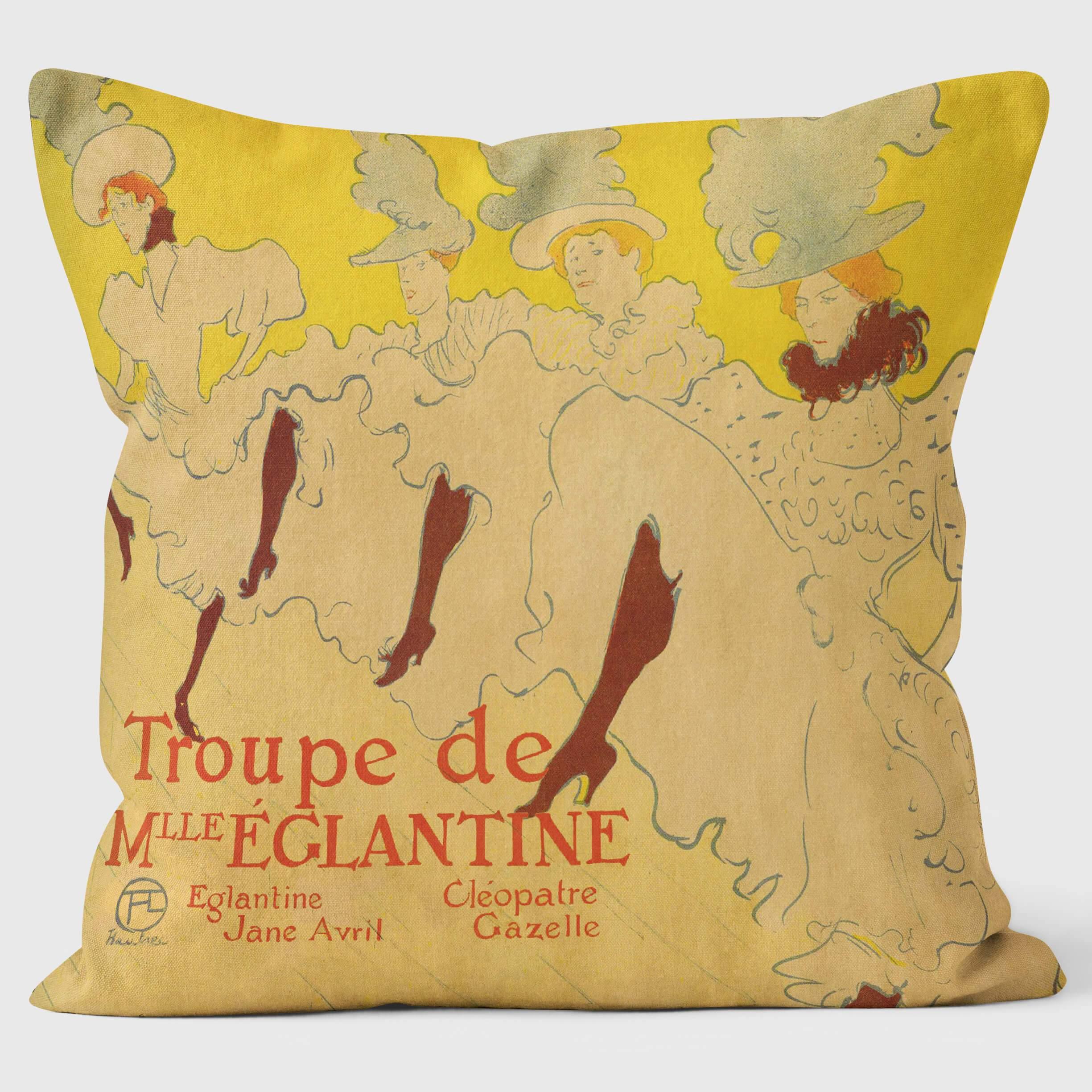 Troupe De Eglantine - Art Deco Print Cushion - Handmade Cushions UK - WeLoveCushions