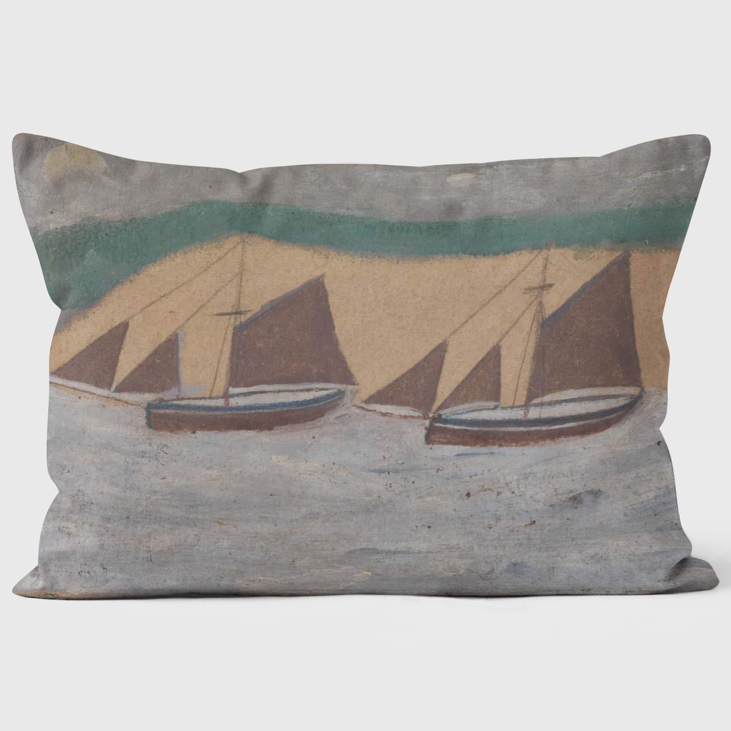 Two Ships - Alfred Wallis -Tate St.Ives Cushion - Handmade Cushions UK - WeLoveCushions