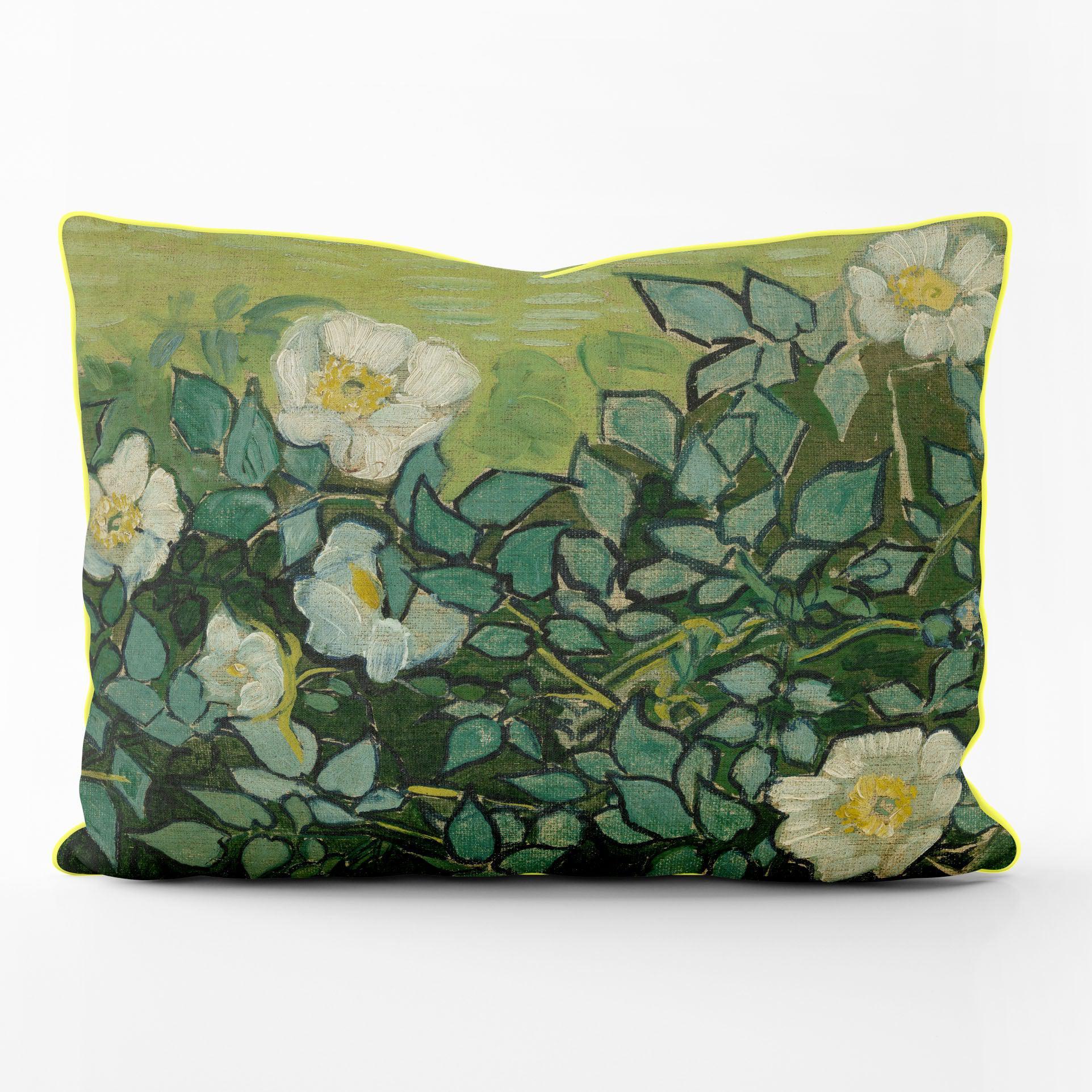 Wild Roses - Van Gogh Museum Outdoor Cushion