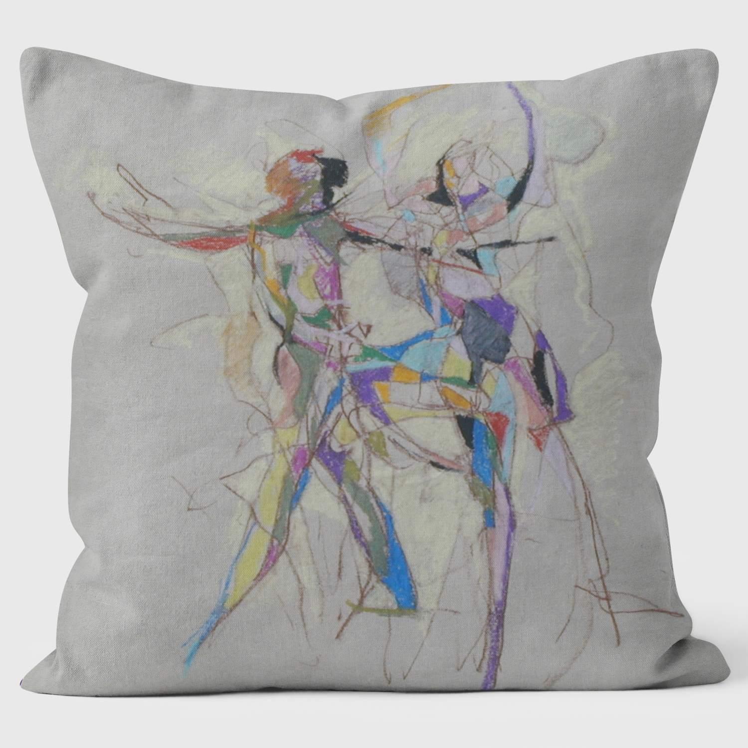 Victor and Genias pas de deux Ballet Inspired Cushion- Charlotte Leadbeater - Handmade Cushions UK - WeLoveCushions