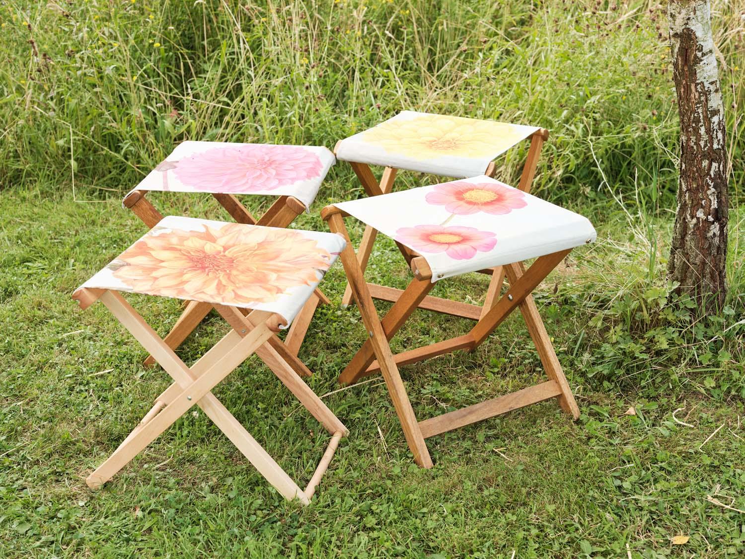 Cheal's Pink - Alfred Wise - Glamping Camping Stool