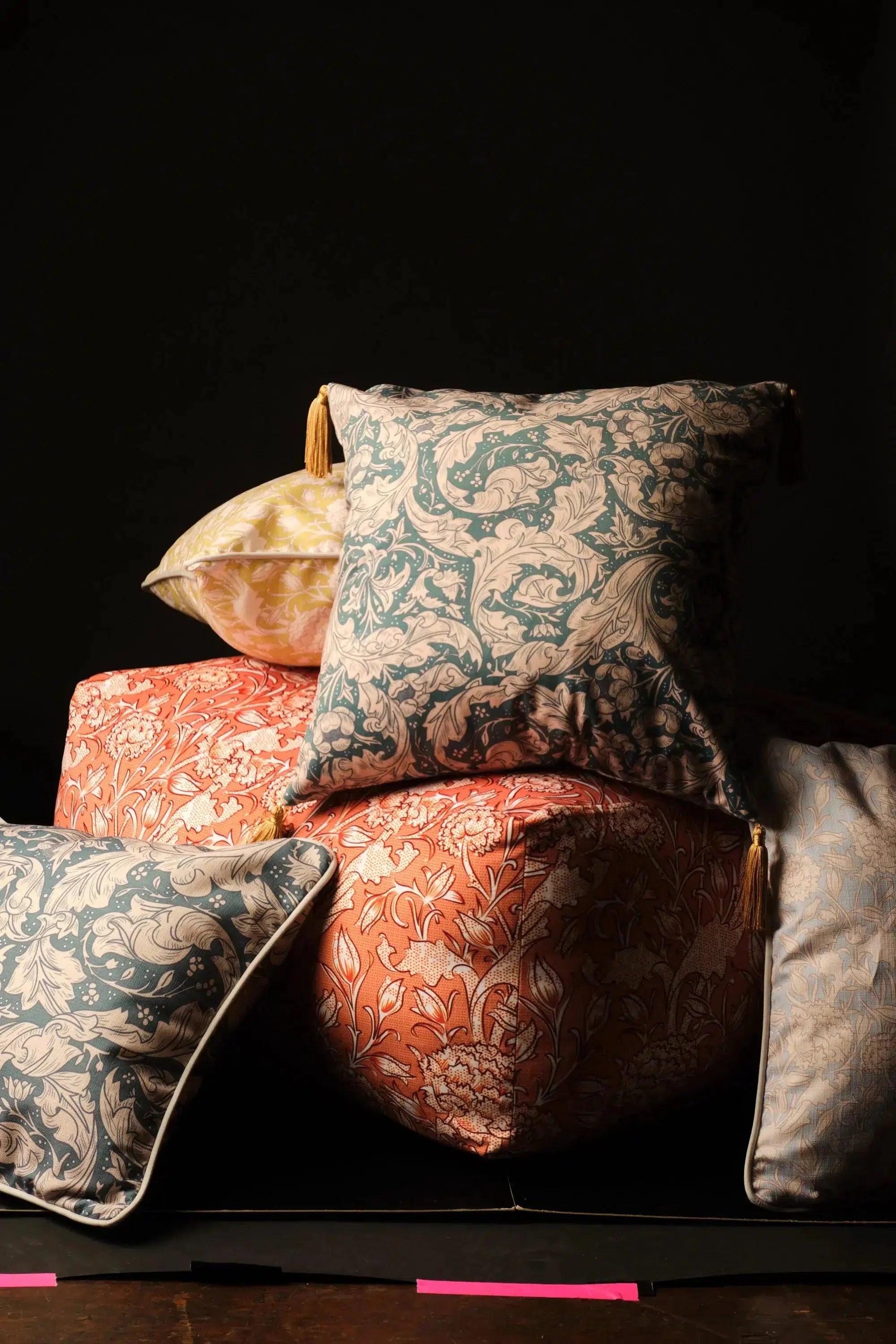 Blackthorn Green - William Morris Cushion