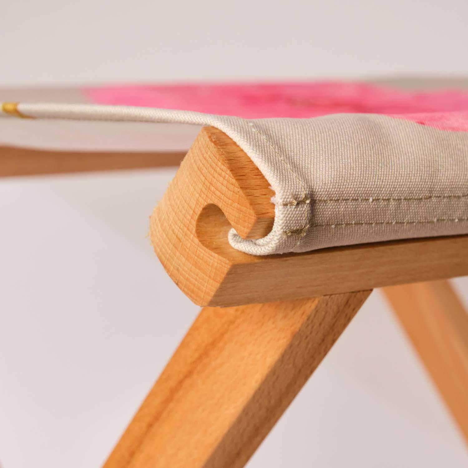 Swallow Bouquet Pink - Their Nibs Glamping Camping Stool