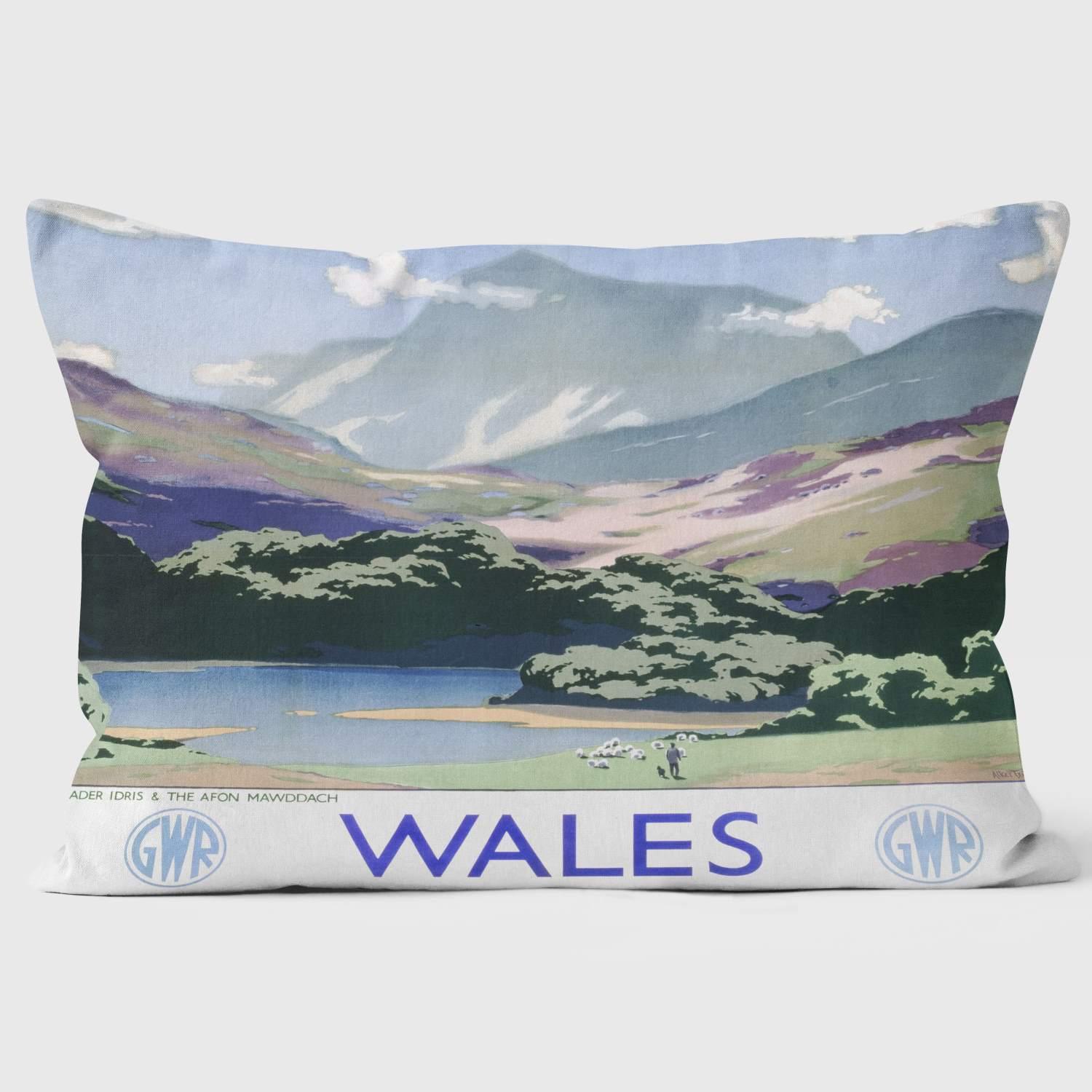 Wales GWR 1937 - National Railway Museum Cushion - Handmade Cushions UK - WeLoveCushions