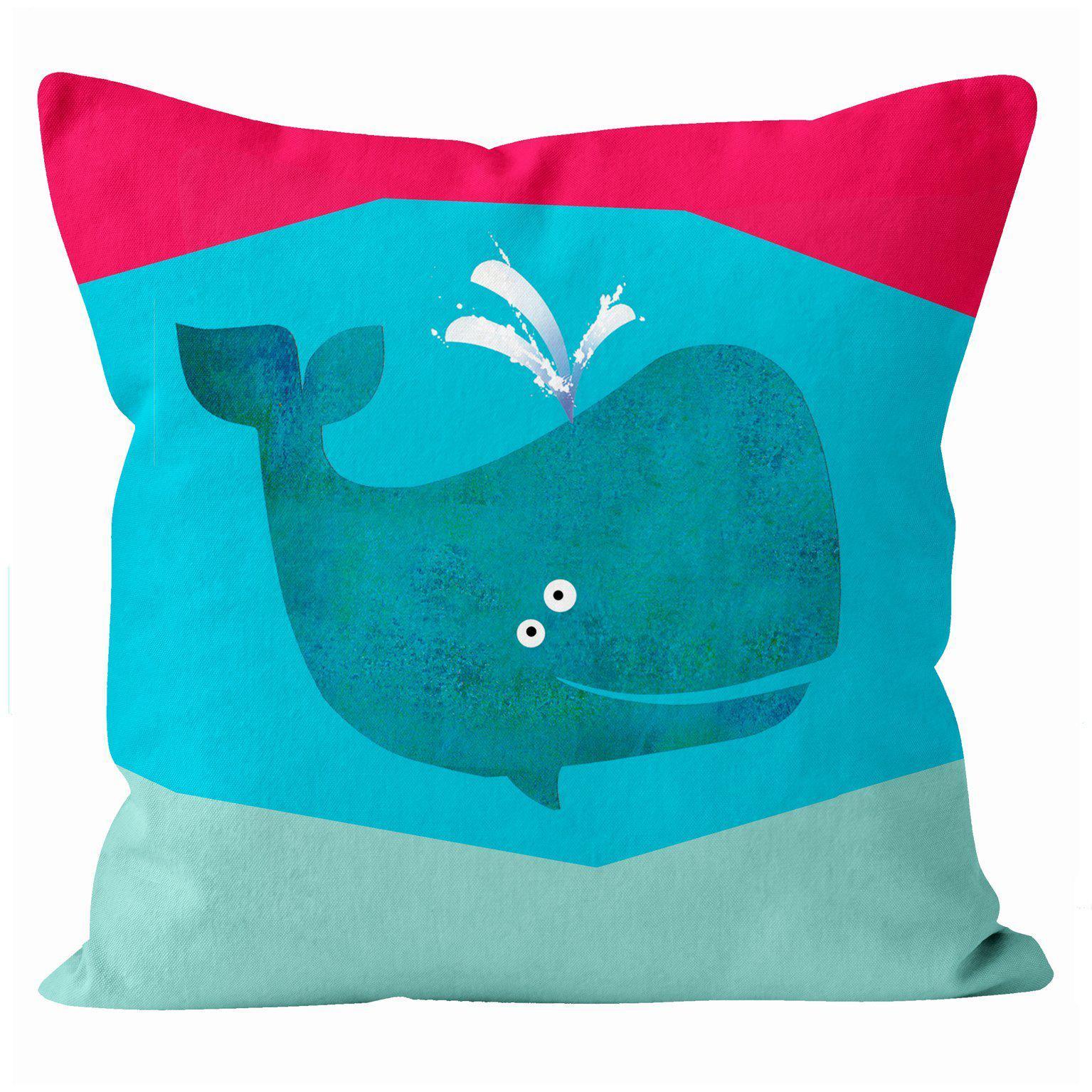 Whale - Kali Stileman Cushion - Handmade Cushions UK - WeLoveCushions