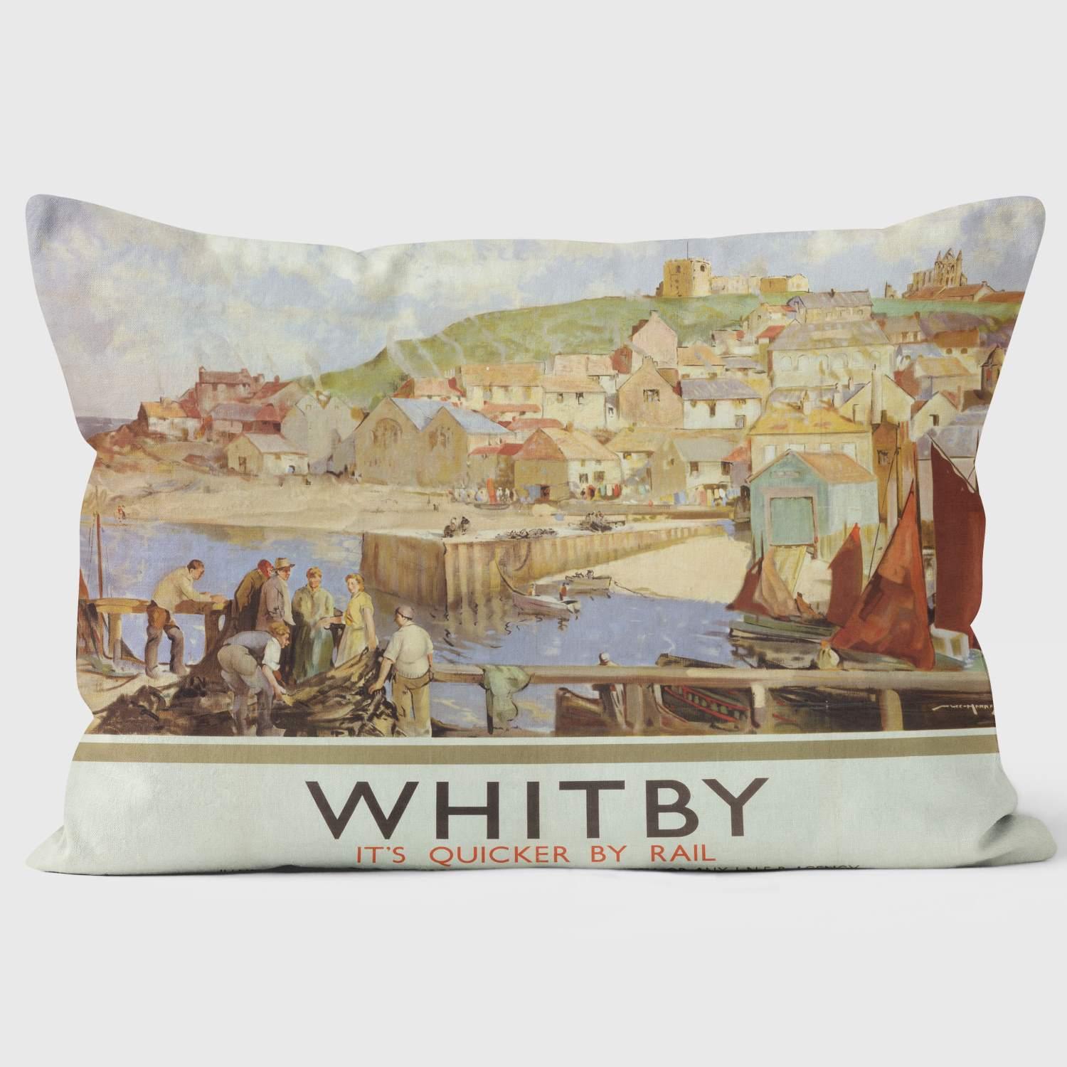 Whitby 2 - National Railway Museum Cushion - Handmade Cushions UK - WeLoveCushions