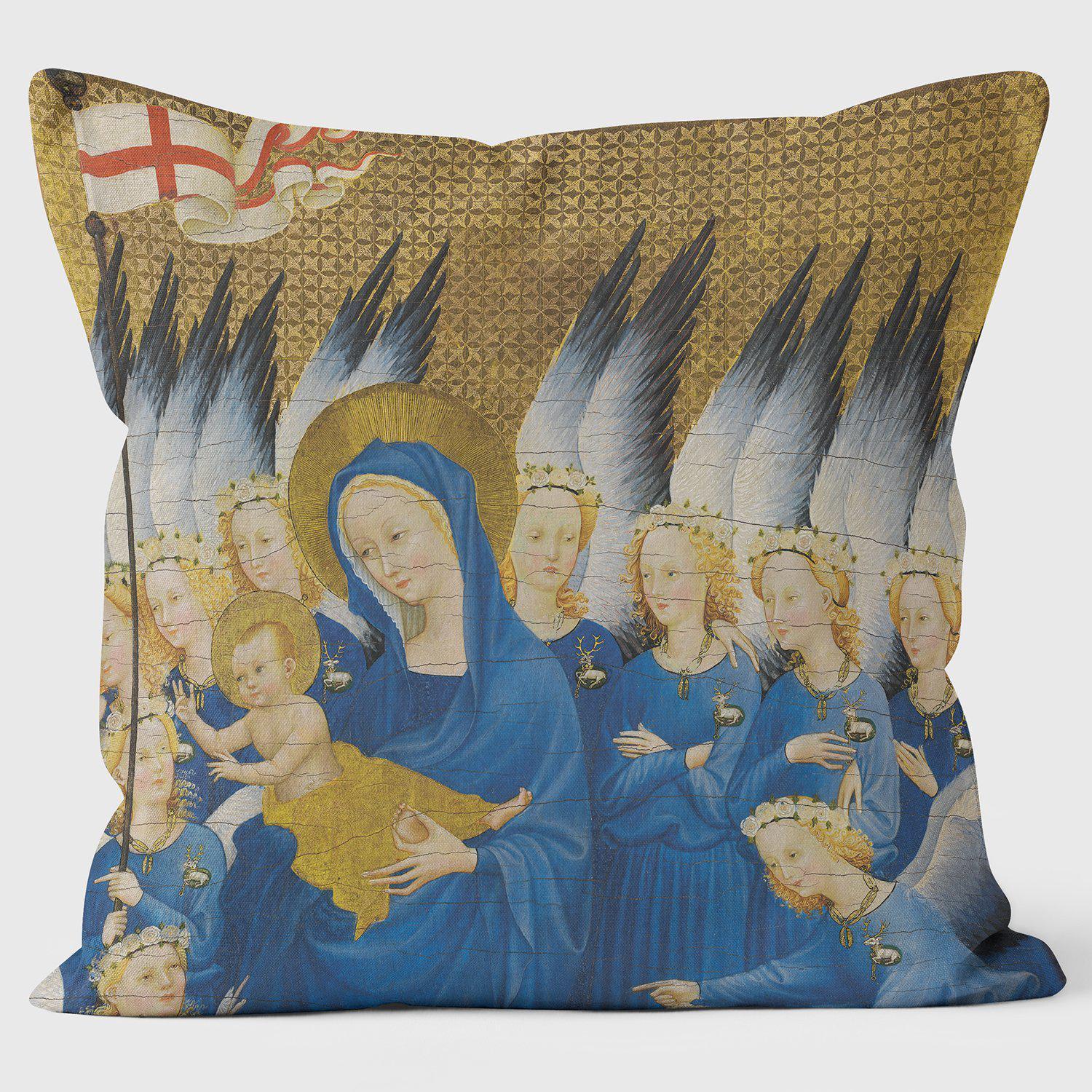 Wilton Diptych Angels - National Gallery Cushion - Handmade Cushions UK - WeLoveCushions
