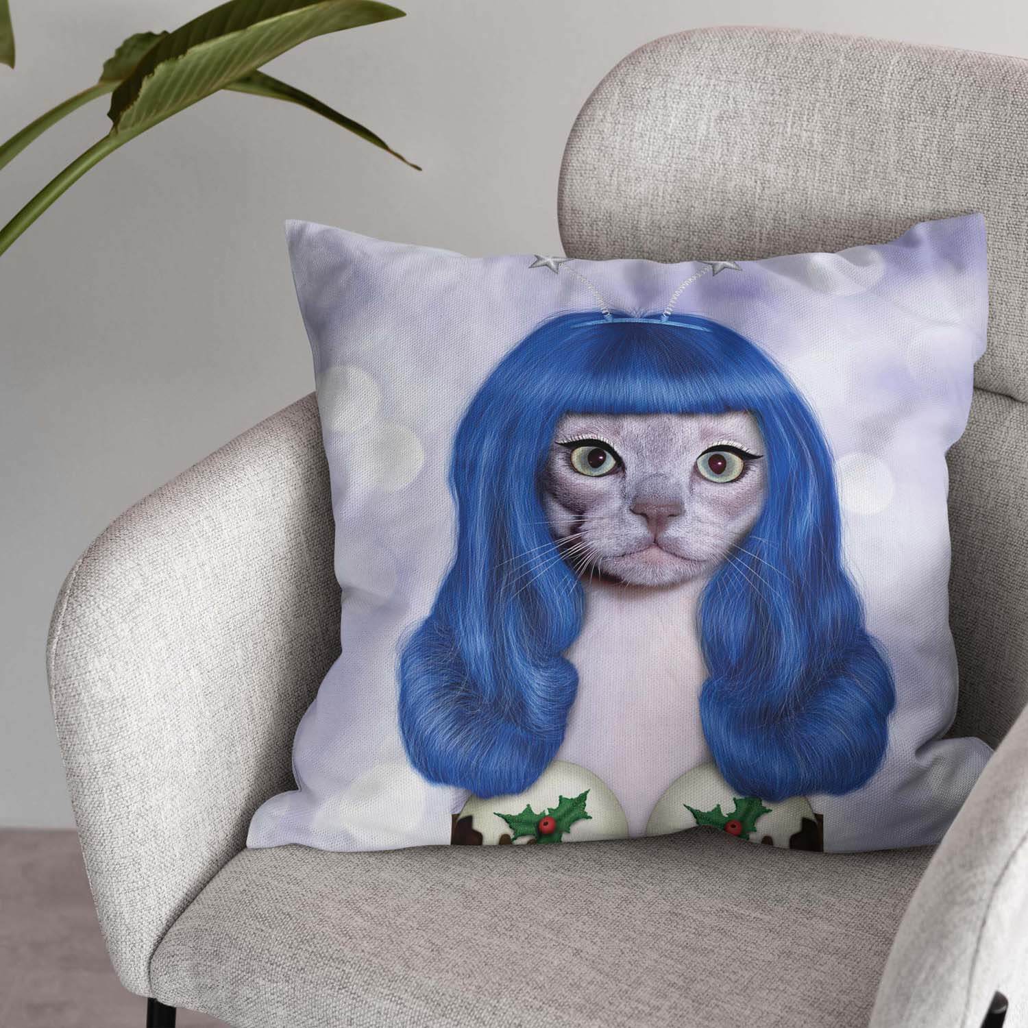 Christmas Pets Rock Gurl  - Pets Rock Cushion