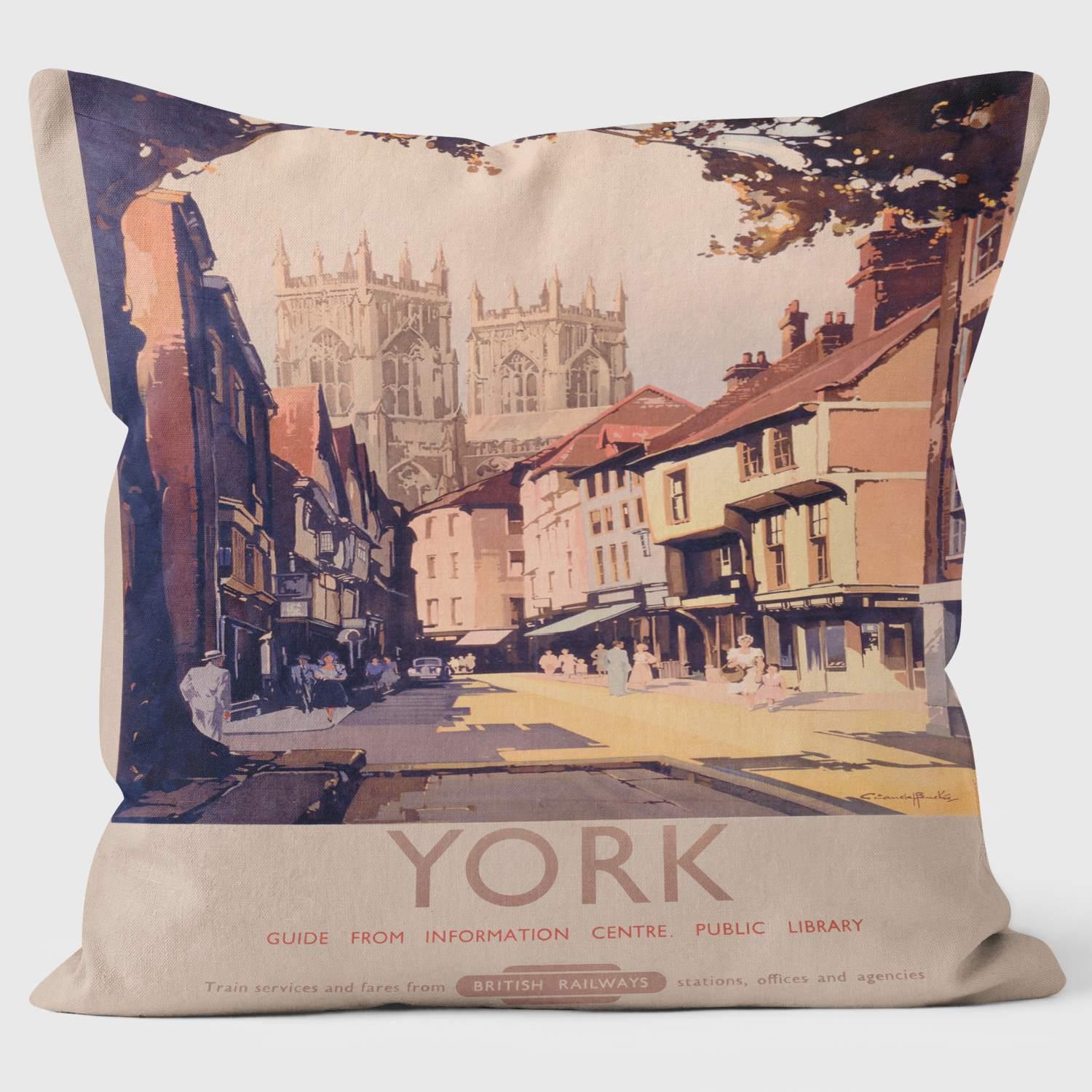 York BR 1950s - National Railway Museum Cushion - Handmade Cushions UK - WeLoveCushions