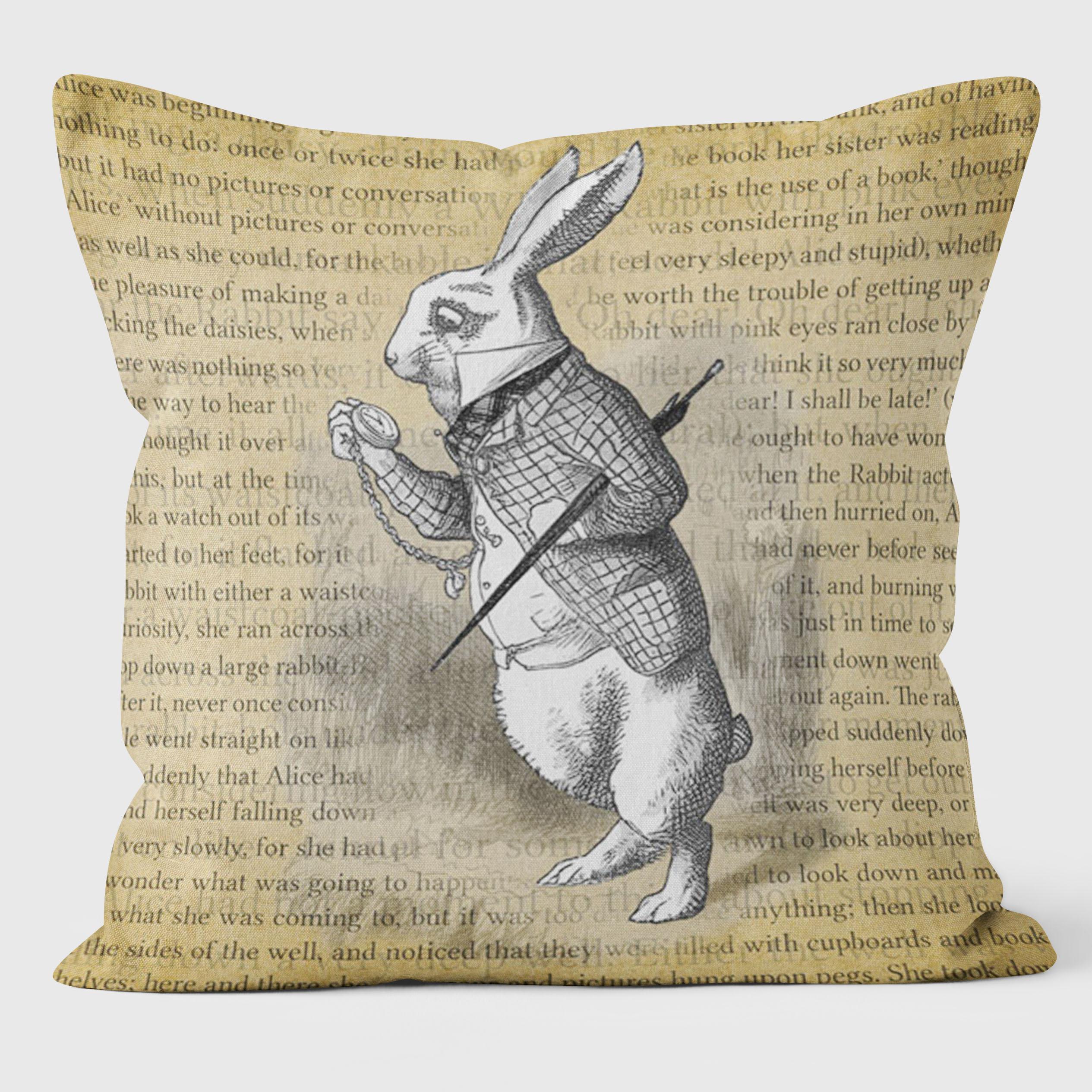 Rabbit Tea Alice White Rabbit - High Tea With Alice Collection – welovecushions