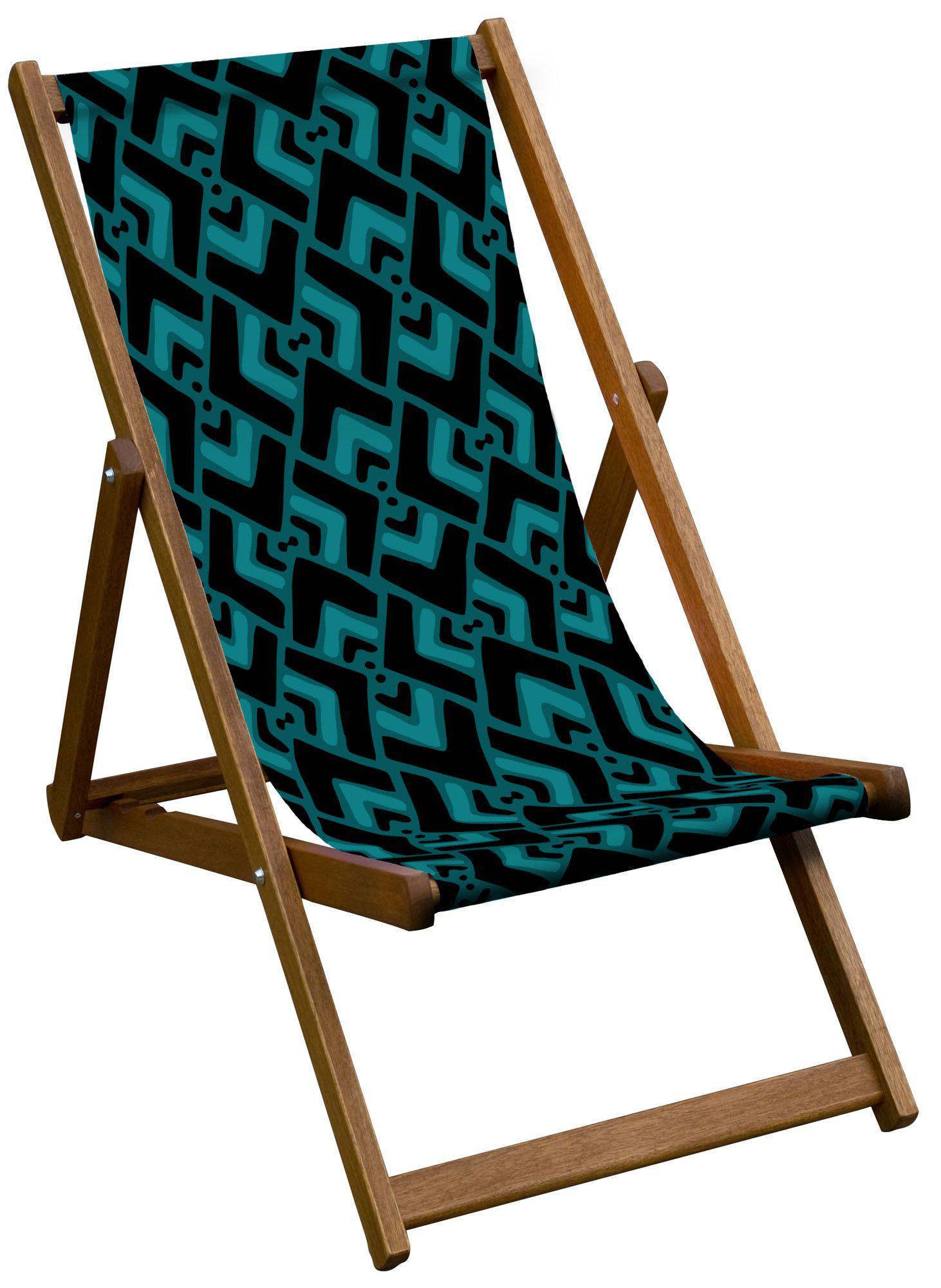 Arrow Blue - Abstract Deckchair