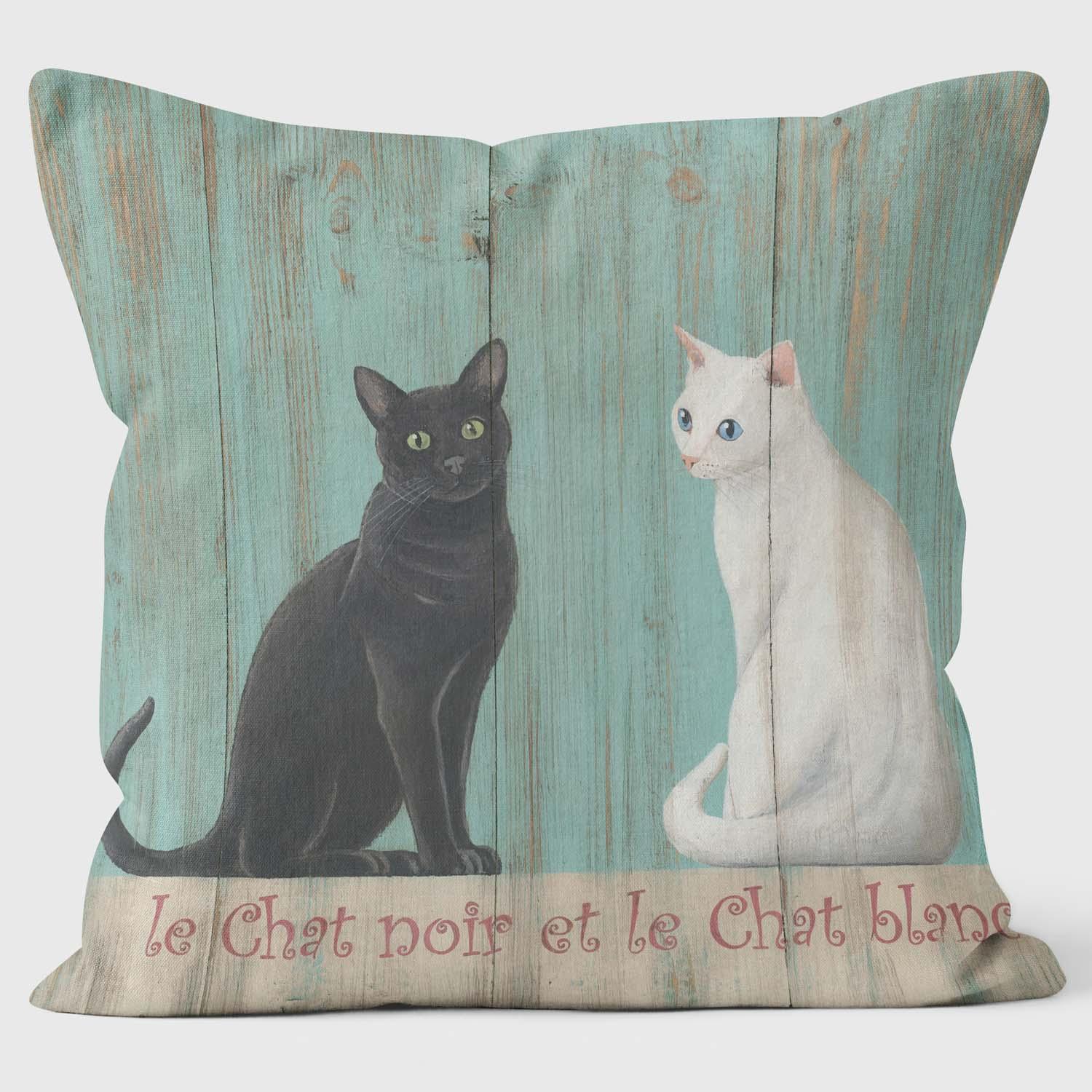 le Chat - Martin Wiscombe - Art Print Cushion - Handmade Cushions UK - WeLoveCushions