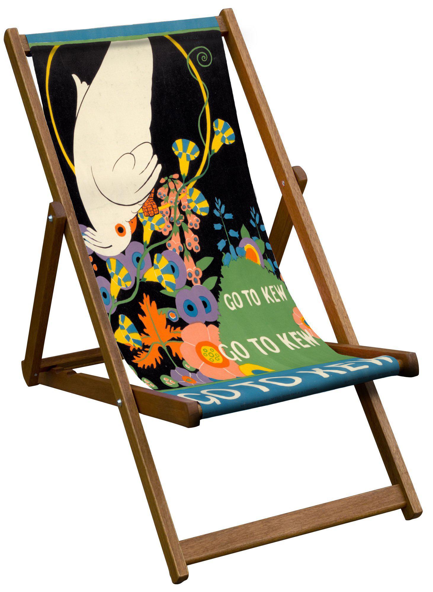 Go to Kew - London Transport Poster Deckchair