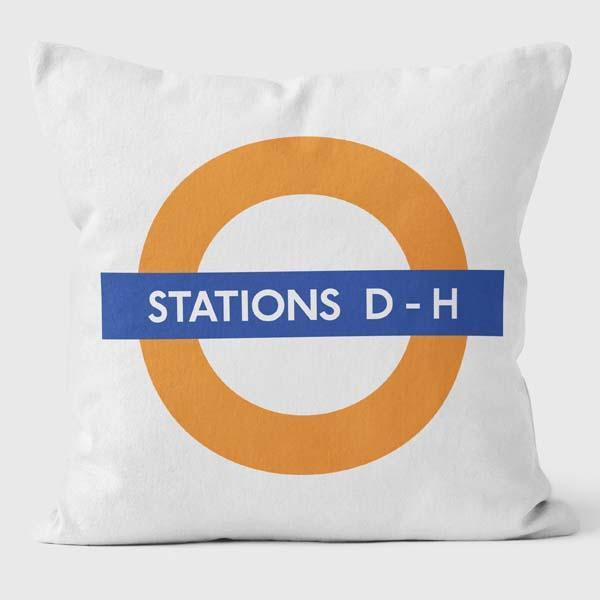 London Overground Tube Stations D to H