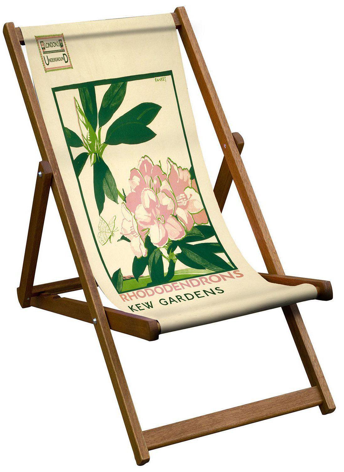 Rhododendrons - London Transport Deckchair