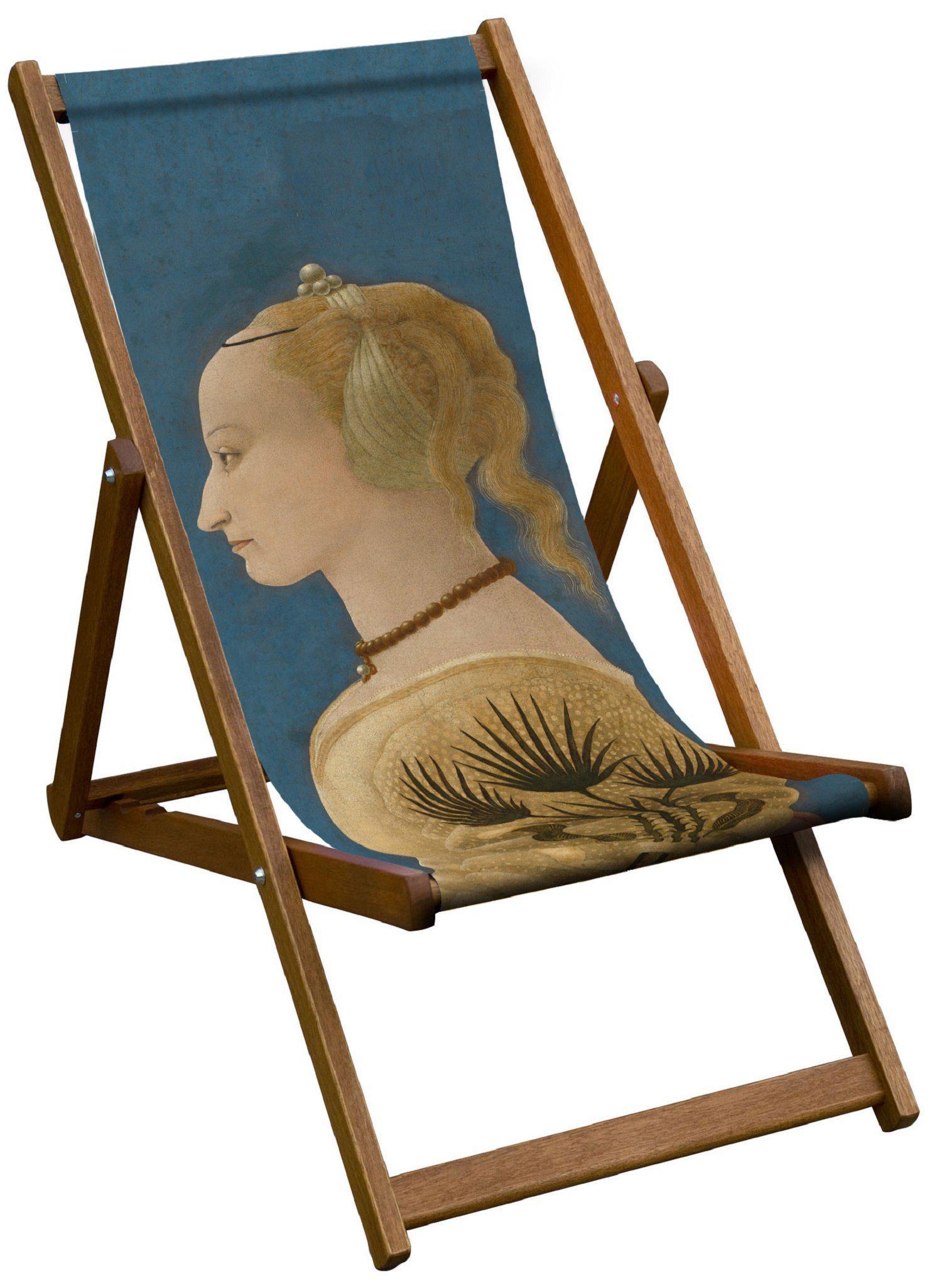Portrait of a Lady - Alesso Baldovinetti - National Gallery Deckchair