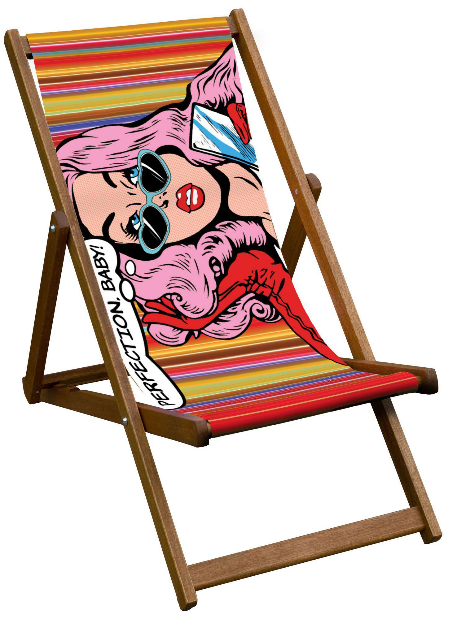 Perfection ! - Pop Art Deckchair
