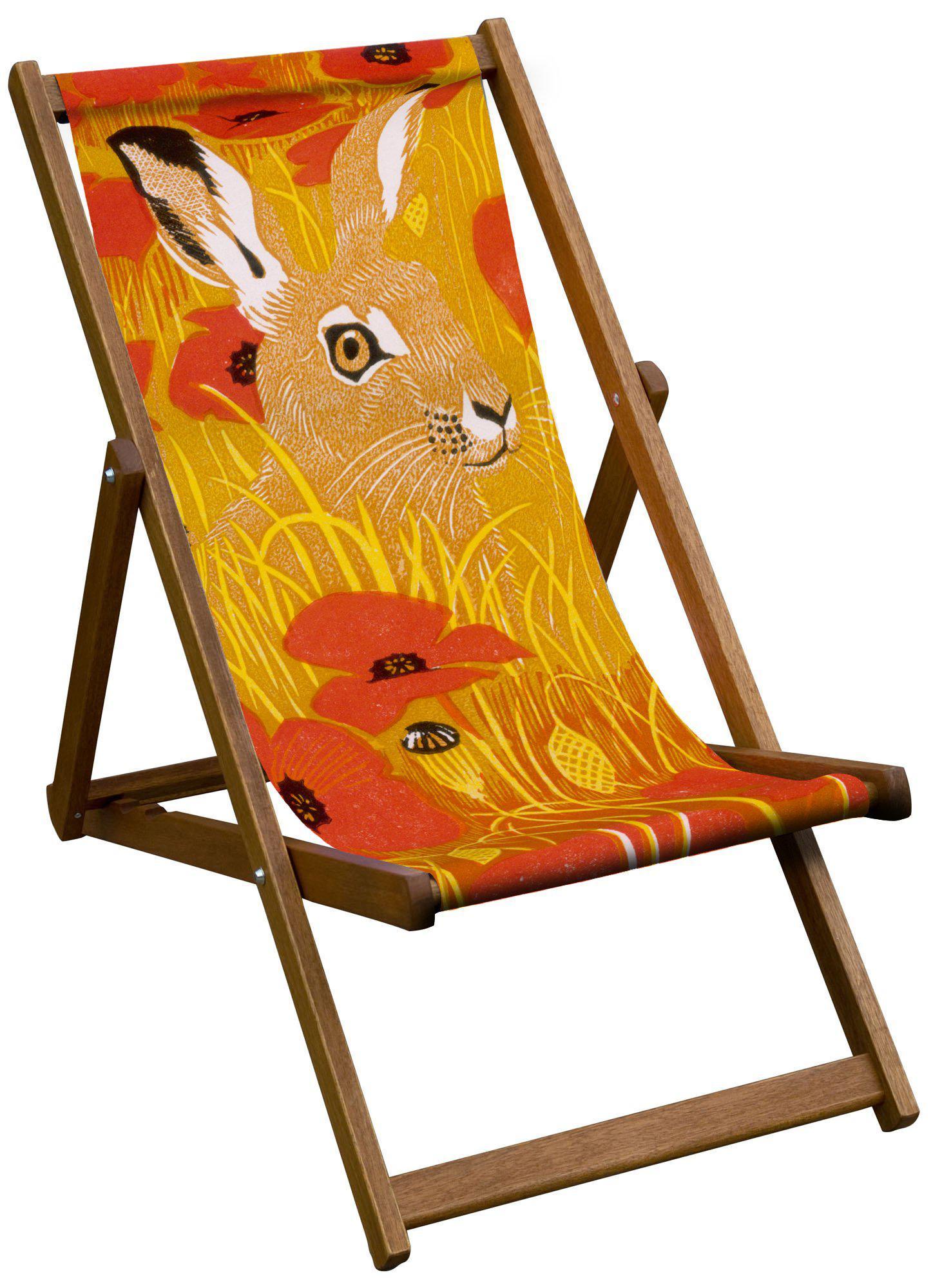 Poppy Hare - Robert Gillmor Deckchair