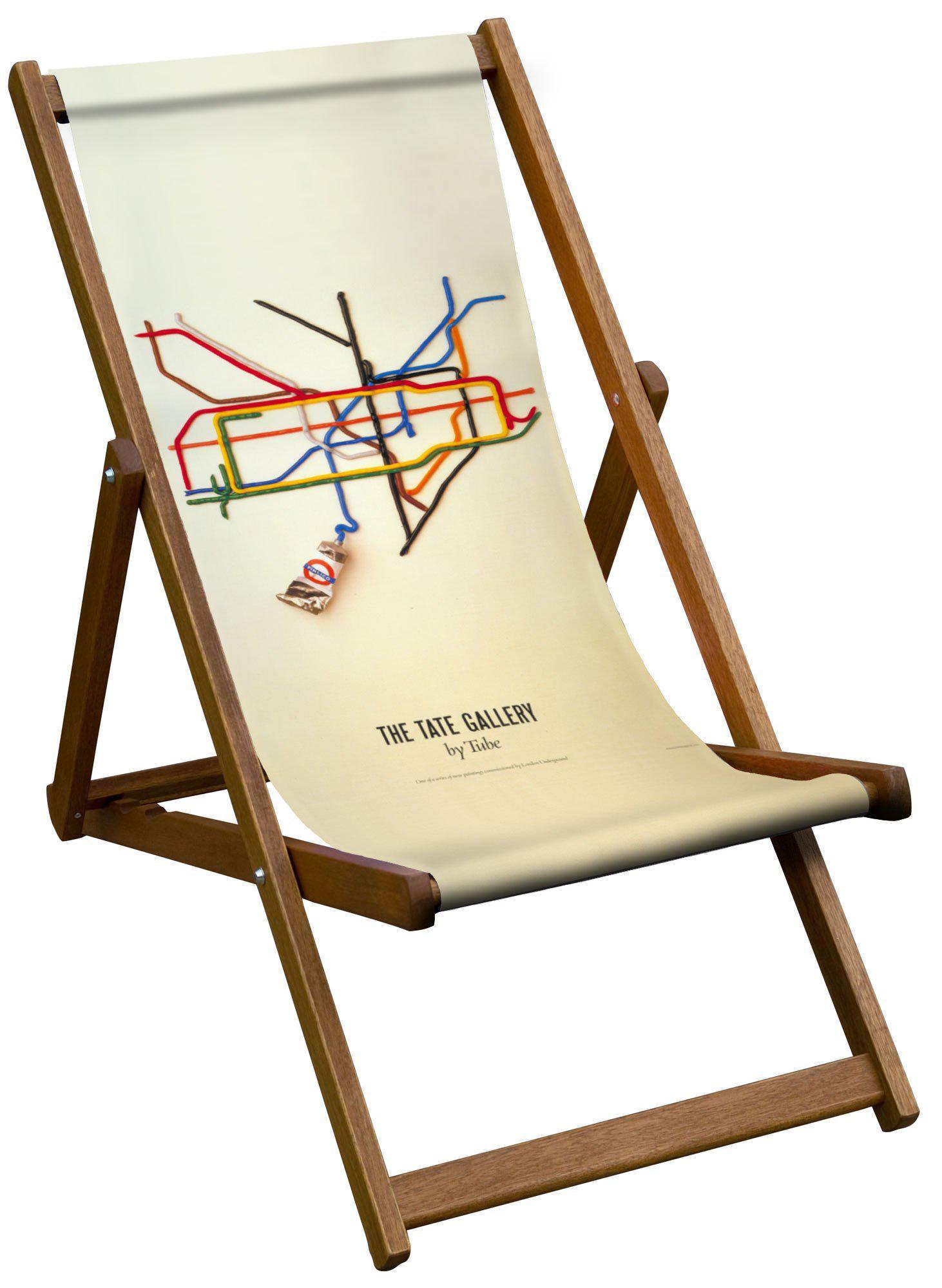 Tate By Tube - London Transport Deckchair