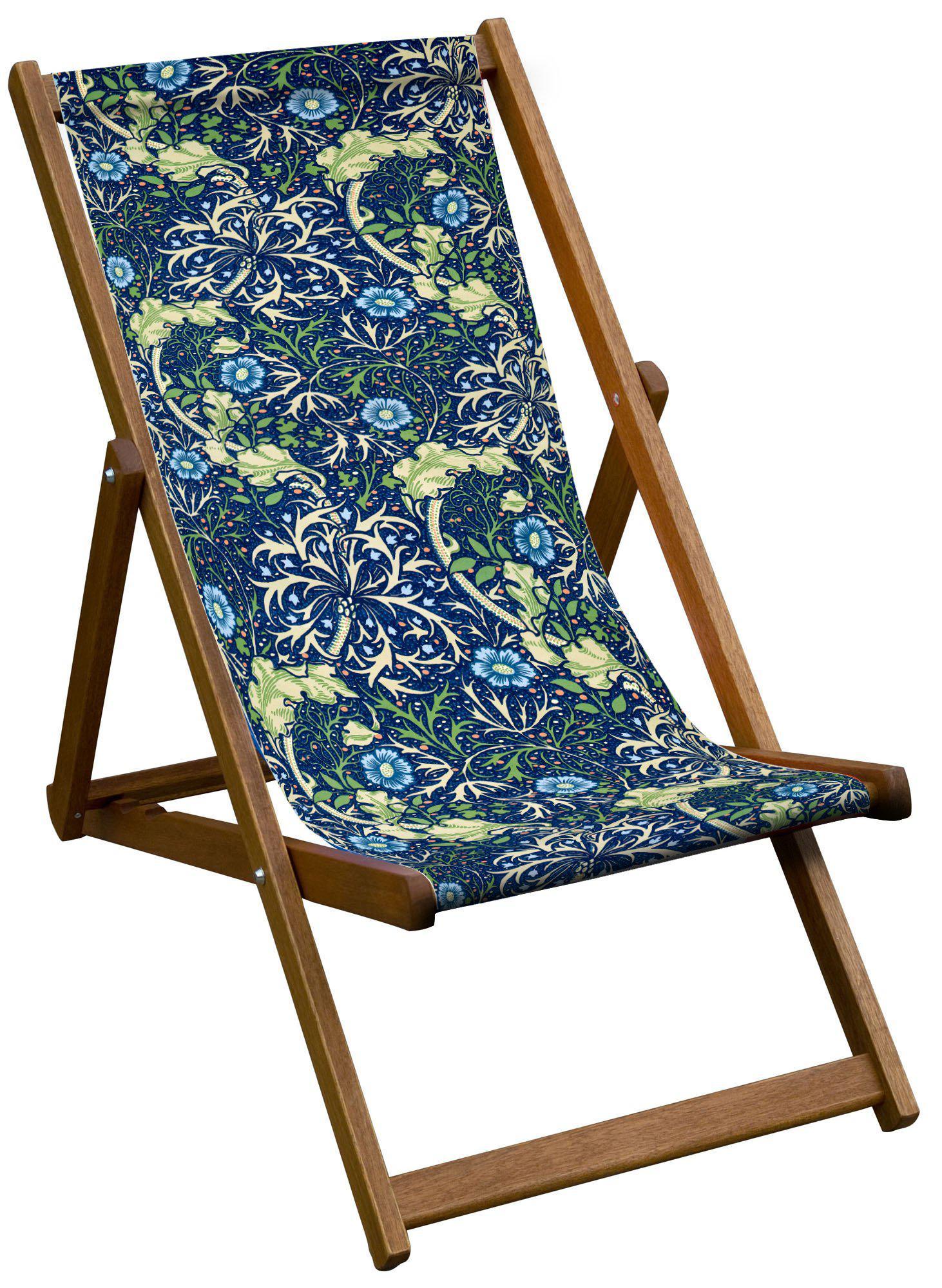Seaweed - William Morris Deckchair